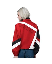 Starter Women's Red/Black Chicago Bulls 1st Quarter Full-Zip Jacket
