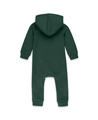 Wear by Erin Andrews Baby Boys and Girls Green Bay Packers Hooded Fleece Coverall