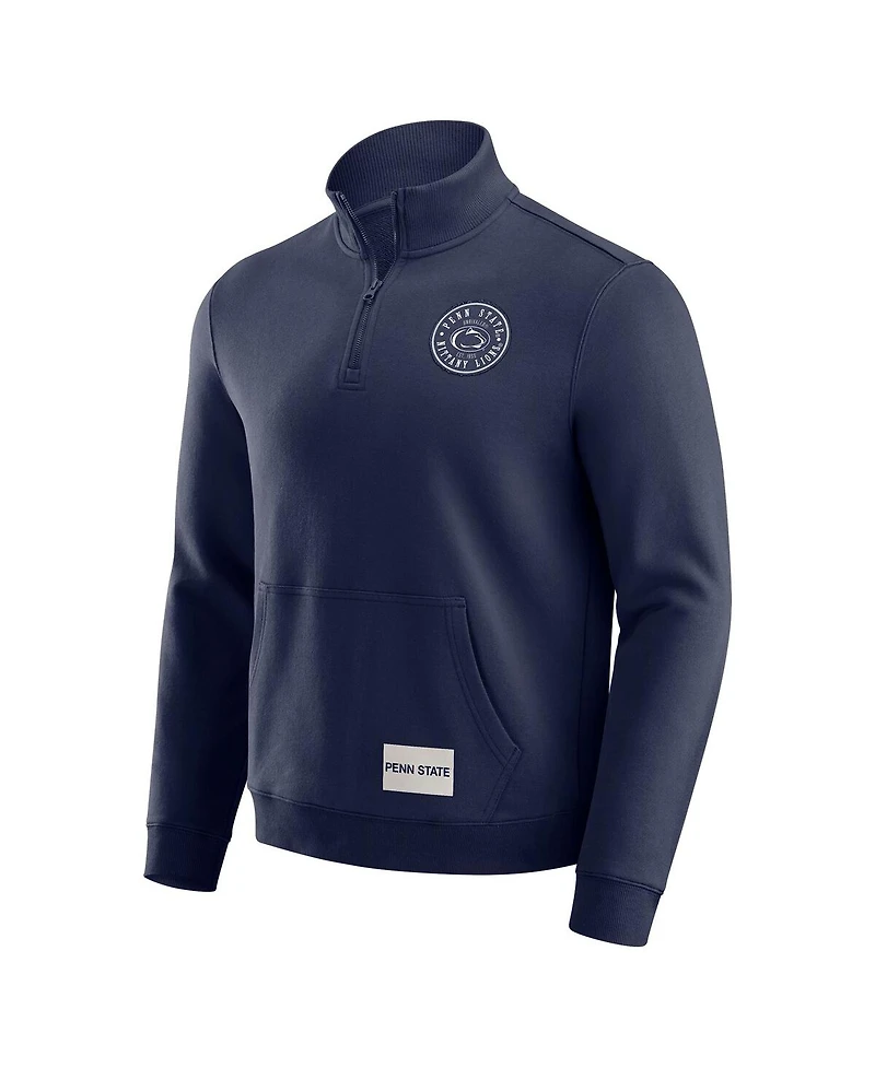 Darius Rucker Collection by Fanatics Men's Navy Penn State Nittany Lions Quarter-Zip Pullover Hoodie