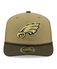 New Era Men's Green Philadelphia Eagles 2025 Salute to Service 9SEVENTY Adjustable Hat