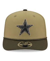 New Era Men's Green Dallas Cowboys 2025 Salute to Service 9SEVENTY Adjustable Hat
