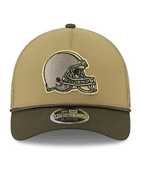 New Era Men's Green Cleveland Browns 2025 Salute to Service 9FORTY A-Frame M-Crown Adjustable Hat