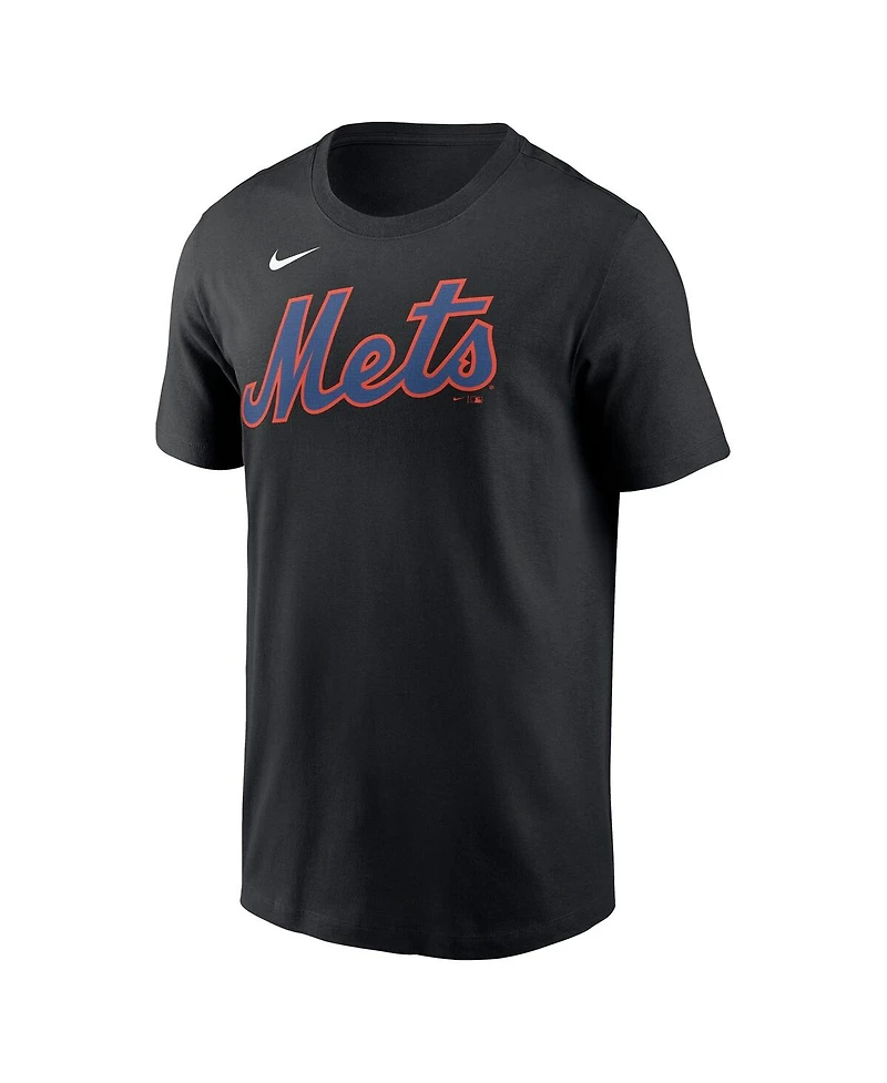 Nike Men's Juan Soto Black New York Mets Fuse Name Number T-Shirt