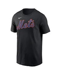 Nike Men's Juan Soto Black New York Mets Fuse Name Number T-Shirt