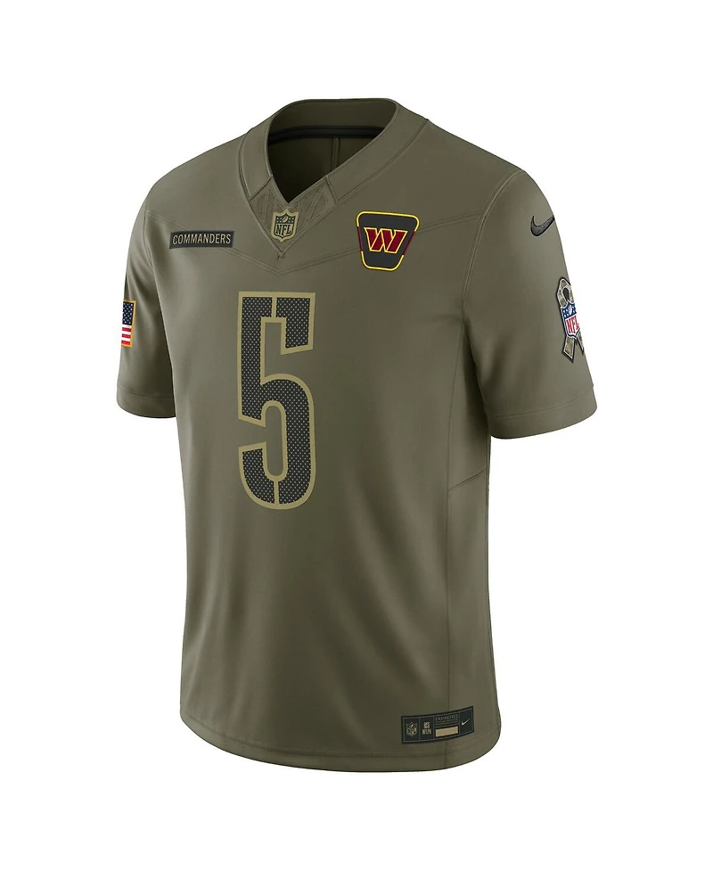 Nike Men's Jayden Daniels Olive Washington Commanders 2025 Salute to Service Limited Jersey