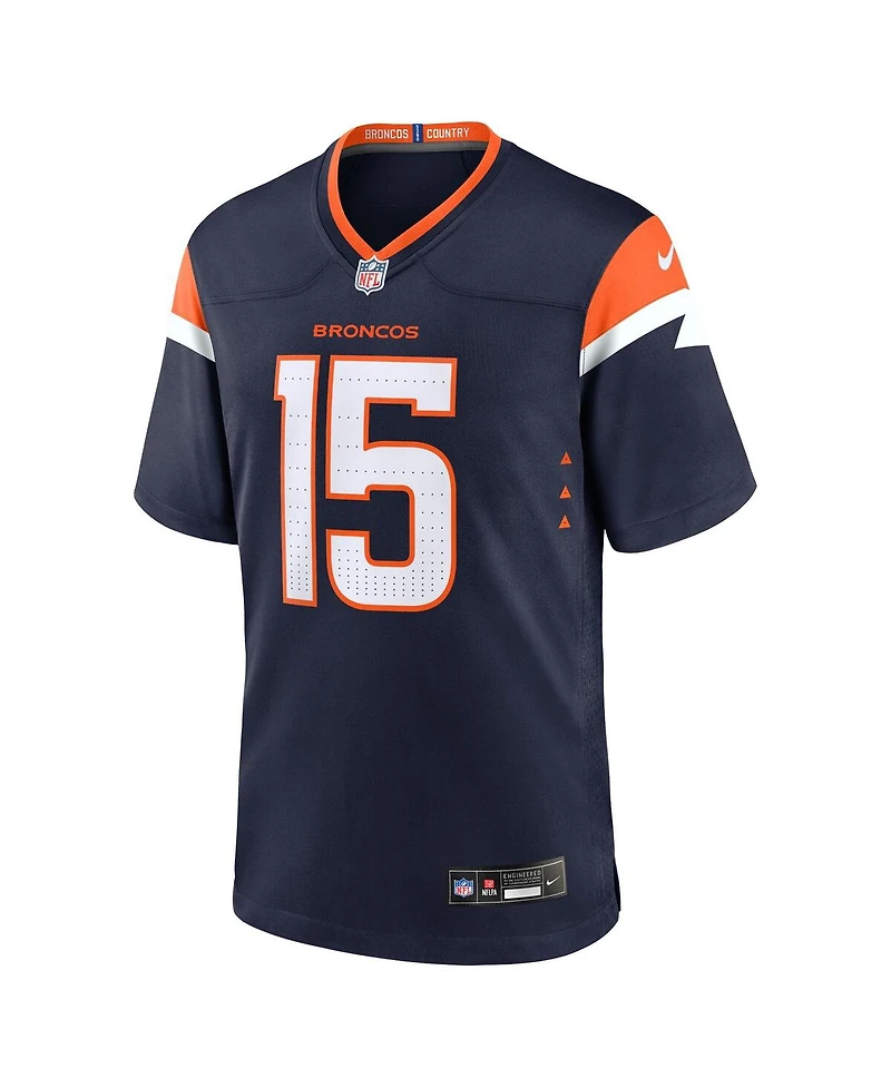 Nike Men's Nik Bonitto Navy Denver Broncos Alternate Game Jersey