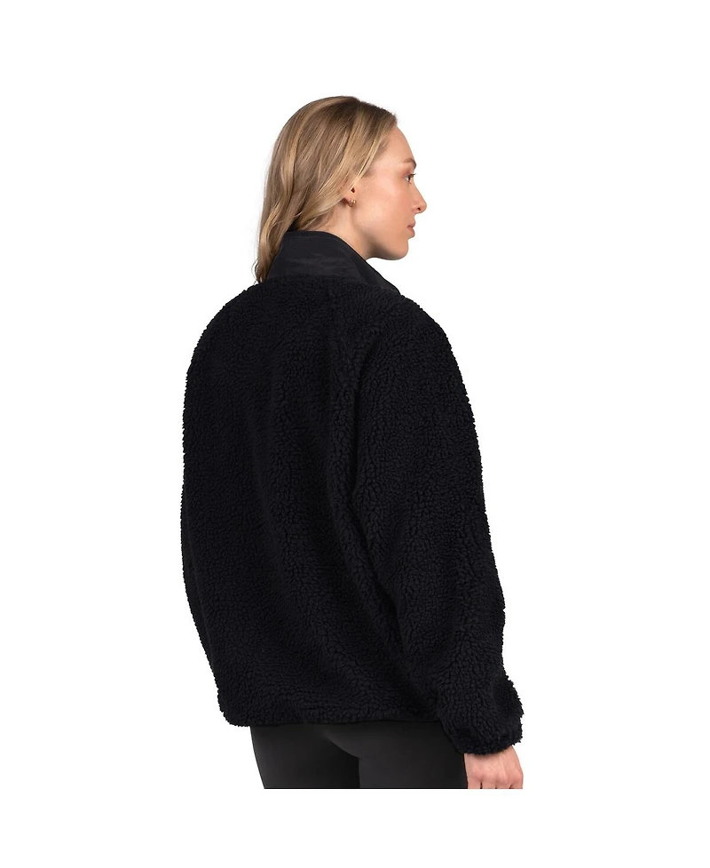 Starter Women's Black Las Vegas Raiders On the Ball Sherpa Jacket
