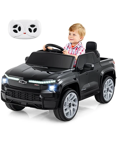 Gymax Ride on Car 12V Licensed Chevrolet Truck Kids' Electric Vehicles Gift for 3+