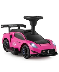 Gymax Electric Kids Ride on Push Car Maserati Licensed Foot to Floor w/Horn