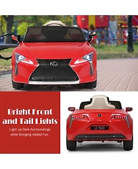 12V Kids Ride on Car Lexus LC500 Licensed Remote Control Electric Vehicle