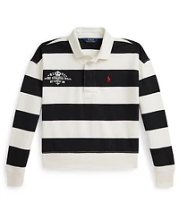 Polo Ralph Lauren Girls 7-16 Embroidered Rugby Sweatshirt