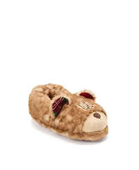 Dearfoams Kids Lil Bear Closed Back Slipper