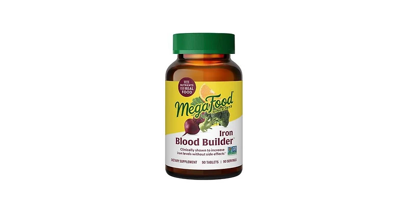 MegaFood Blood Builder Iron ,90 Tabs