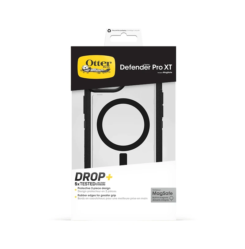 OtterBox Defender Pro Xt Clear Case for Apple iPhone 15 / iPhone 14 / iPhone 13 / IPSE2025