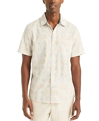 Nautica Men's Printed Short Sleeve Shirt
