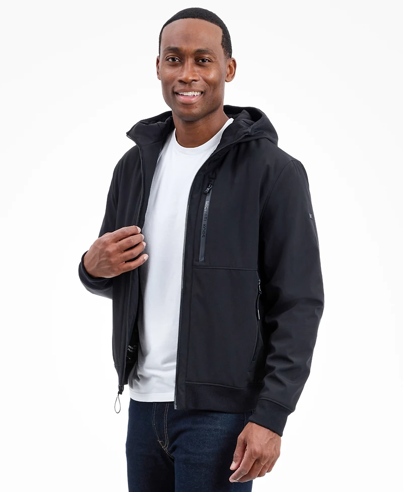 Michael Kors Men's Hooded Softshell Jacket