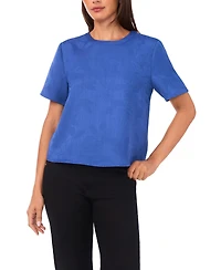 Vince Camuto Women's Short Sleeve Crewneck Top