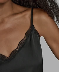 Bcbg Women's Lace Detail V-Neck Camisole Top