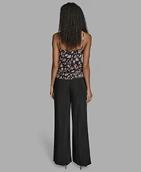 Bcbg Women's Floral Print V-Neck Camisole Top