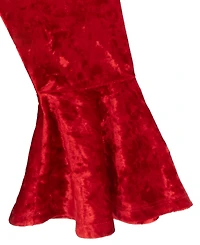 Rare Editions Baby Girls 2-Piece Crushed Velvet Top and Leggings Set