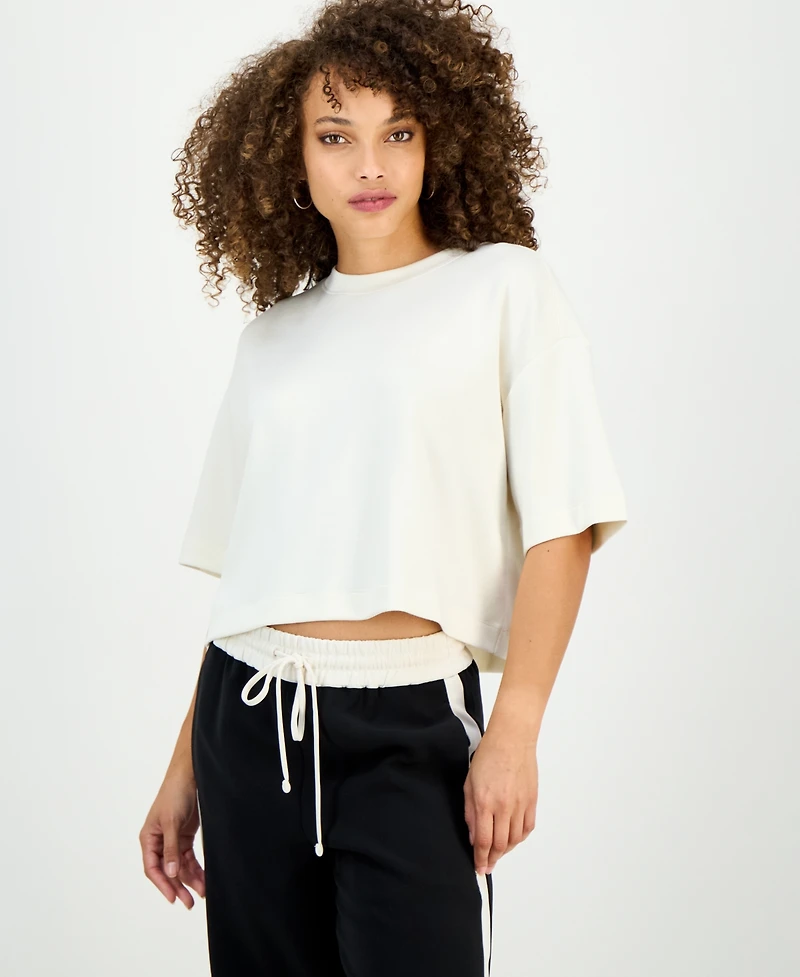 I.n.c. International Concepts Petite Crewneck Short-Sleeve T-Shirt, Macy's Exclusive