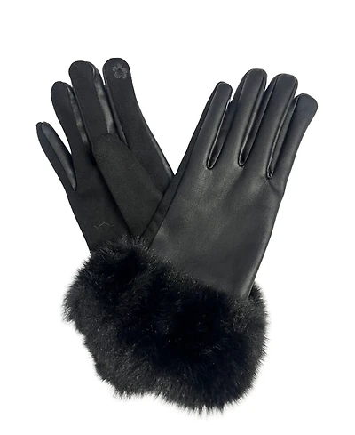 Marcus Adler Leather Glove With Cuff