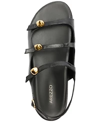 Arezzo Women's Felice Flat Sandals