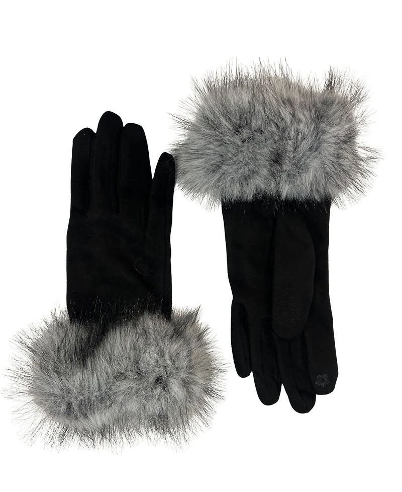 Marcus Adler Faux Suede with Fux Fur Cuff