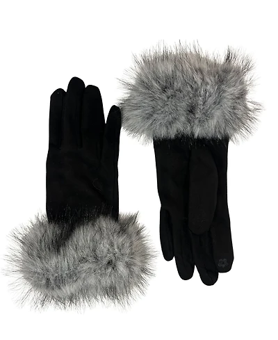 Marcus Adler Faux Suede with Fux Fur Cuff