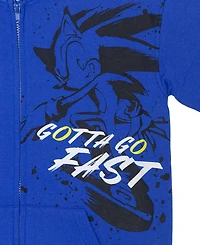 Sonic Boys 5-20 Ink Blot Fast Printed Long Sleeves Hoodie