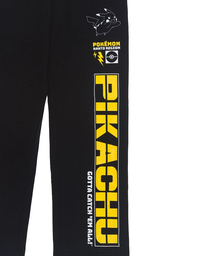 Pokemon Boys 5-20 Pikachu Printed Pull-On Pants