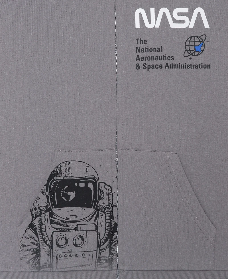 Nasa Boys 5-20 Space Patches Full-Zip Hoodie