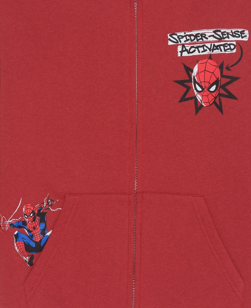 Spider-Man Boys 5-20 Printed Hooded Sweatshirt