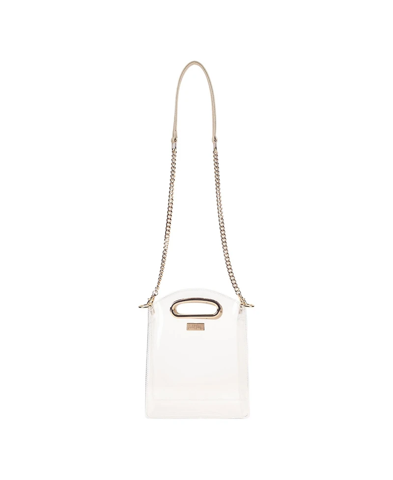 Packed Party Clear Stadium Crossbody Bag Women Fashion Clear Purse or Handbag Trendy Look for Ladies at Work, Travel, and Game Day