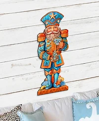 Designocracy Nutcracker Outdoor Door Decor