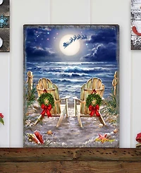 Designocracy Moonlight Christmas Wall Art By Gelsinger