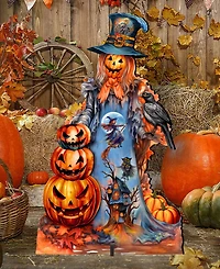 Designocracy Pumpkin Scarecrow Outdoor Decor