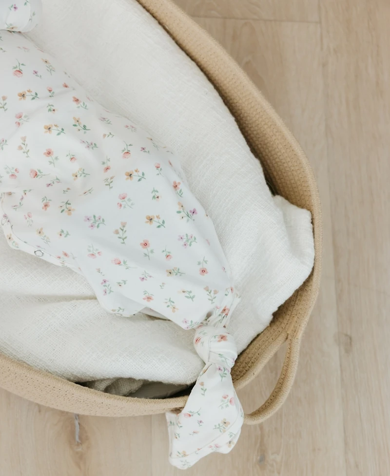 Copper Pearl Newborn Eloise Knotted Gown
