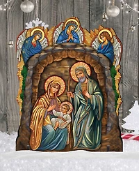 Designocracy Orthodox Nativity Outdoor Decor