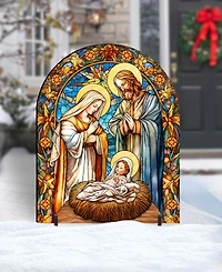 Designocracy Classic Nativity Outdoor Garden Decor
