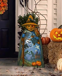Designocracy Halloween Scarecrow Outdoor Yard Decor
