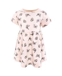 Touched by Nature Toddler Girls Natural Cotton Dress Duo Short Long Sleeve Styles