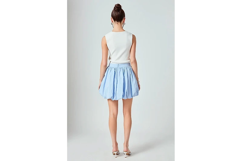 Caldwell Collection Women's Elise Bubble Skirt with Fitted Waist