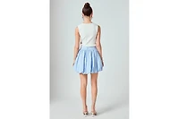 Caldwell Collection Women's Elise Bubble Skirt with Fitted Waist