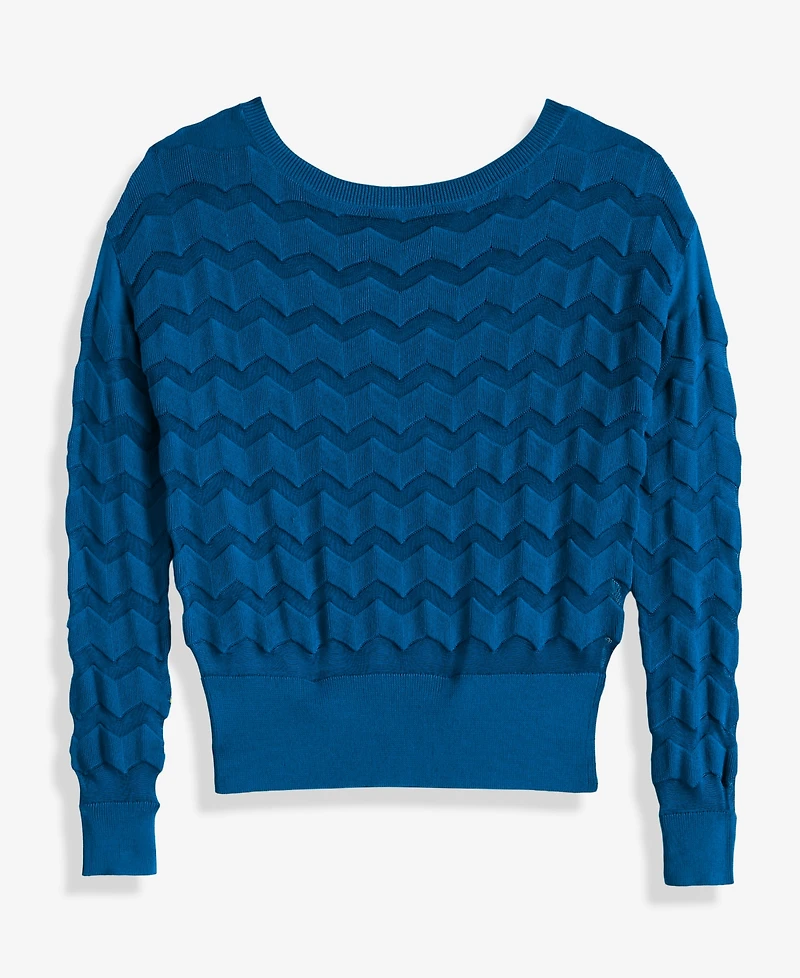 I.n.c. International Concepts Petite Chevron Stitch Sweater, Macy's Exclusive