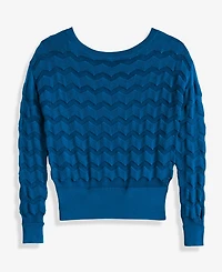 I.n.c. International Concepts Petite Chevron Stitch Sweater, Macy's Exclusive