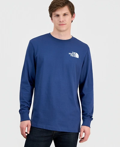 Mens The North Face Evolution Throwback Graphic Long Sleeve Tee