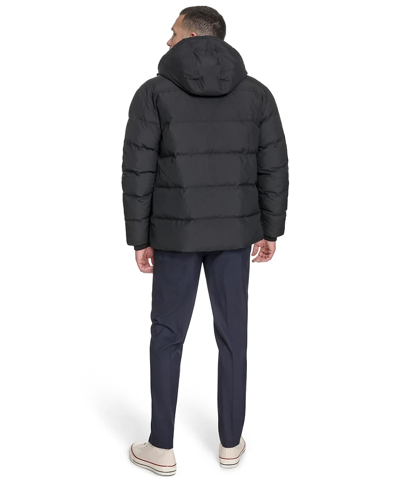 Tommy Hilfiger Men's Two Pocket Hooded Puffer Jacket