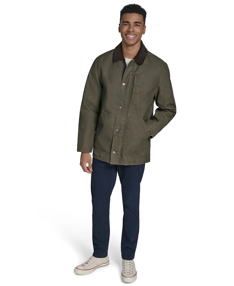 Tommy Hilfiger Men's Collared Barn Coat