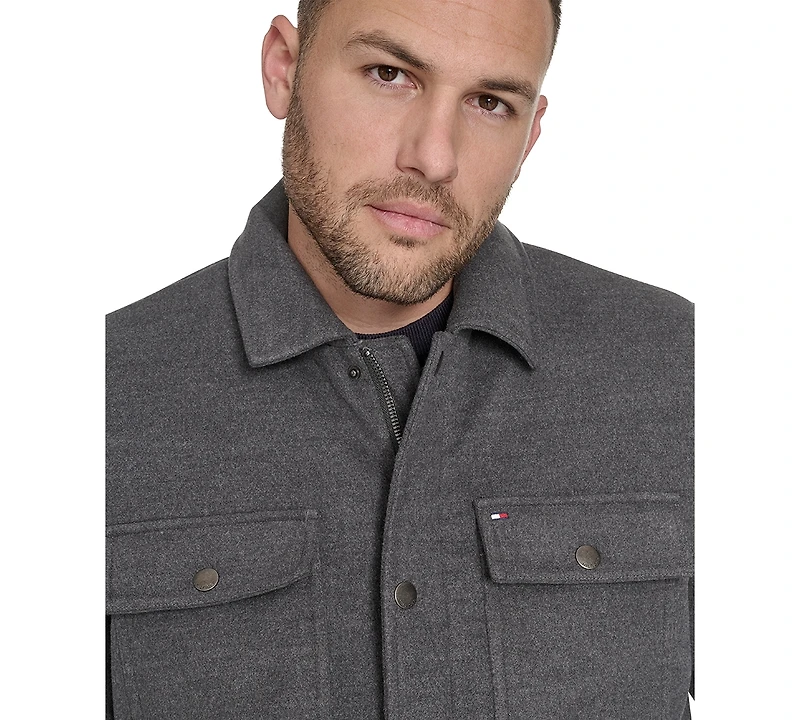 Tommy Hilfiger Men's Lay Down Collar Field Jacket